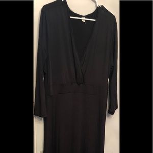 Black maxi dress